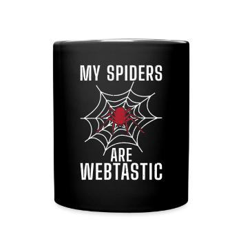 Spider Lover Gifts - Full Colour Mug - black - Front