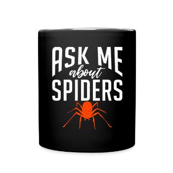 Spider Lover Gifts - Full Colour Mug - black - Front