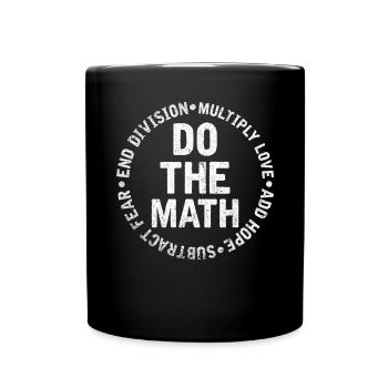 Do The Math Teacher Math Teacher Math Math Calculation - Full Colour Mug - black - Front