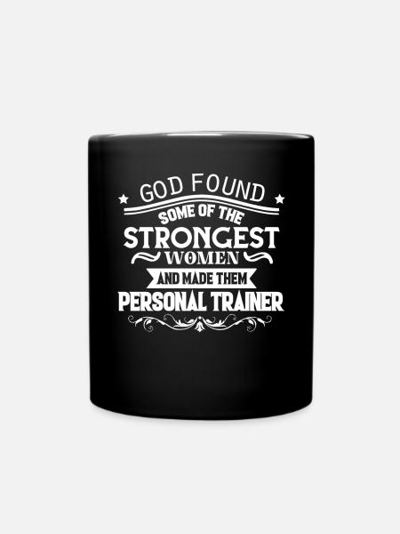 Personal Trainer Women Personal Trainers - Full Colour Mug - black