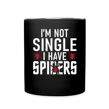 Spider Lover Gifts - Full Colour Mug - black - Front
