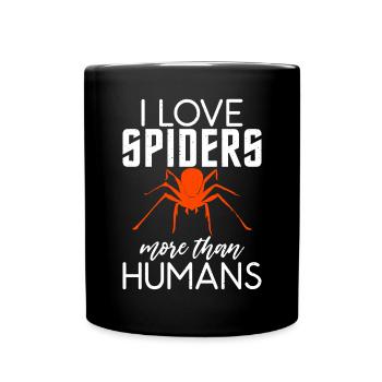 Spider Lover Gifts - Full Colour Mug - black - Front