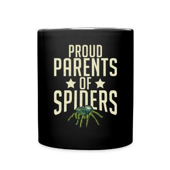 Spider Lover Gifts - Full Colour Mug - black - Front