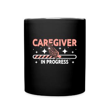 Training geriatric care Expectant nurse - Full Colour Mug - black - Front
