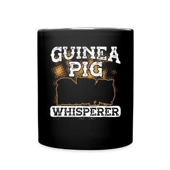 Guinea Pig Whisperer - Full Colour Mug - black - Front