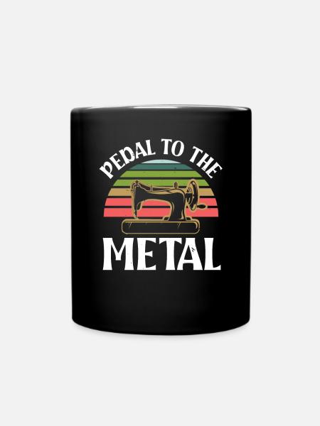 Pedal to the Matal - Tasse einfarbig - Schwarz