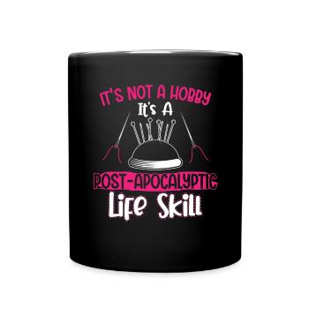 Ce n’est pas un passe-temps, c’est un post-apocalyptique - Mug uni - noir - Devant