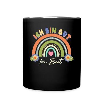 Gärtner Ich Bin Gut Im Beet - Tasse einfarbig - Schwarz - Vorne