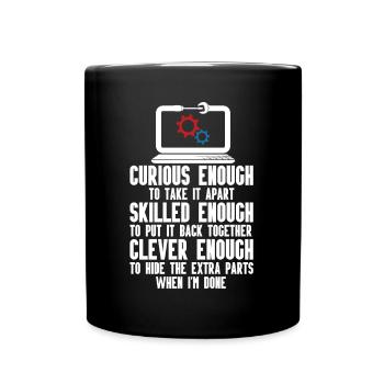 Technologie de soutien à la réparation d’ordinateurs - Mug uni - noir - Devant