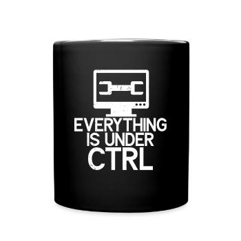 Technologie de soutien à la réparation d’ordinateurs - Mug uni - noir - Devant