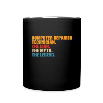 Technologie de soutien à la réparation d’ordinateurs - Mug uni - noir - Devant