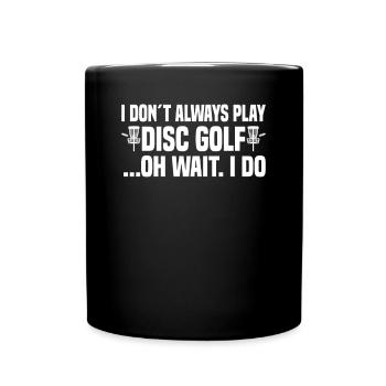 Disc Golf Frisbee Golf - Full Colour Mug - black - Front