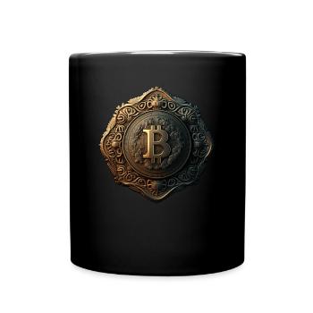 Bitcoin Design for BTC Fans - Full Colour Mug - black - Front