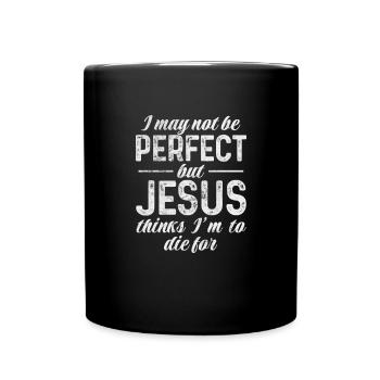Bibel - Tasse einfarbig - Schwarz - Vorne