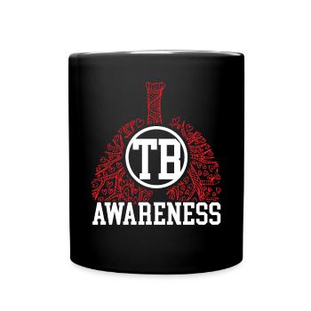 Sensibilisation à la tuberculose - Mug uni - noir - Devant