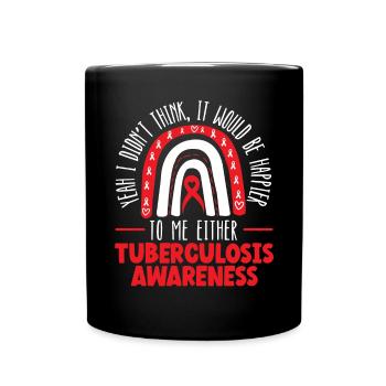 Sensibilisation à la tuberculose - Mug uni - noir - Devant