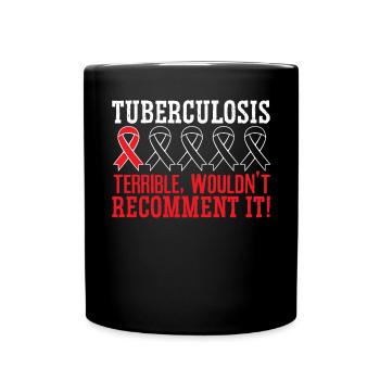 Sensibilisation à la tuberculose - Mug uni - noir - Devant