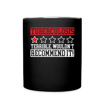 Sensibilisation à la tuberculose - Mug uni - noir - Devant