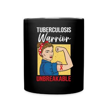 Sensibilisation à la tuberculose - Mug uni - noir - Devant