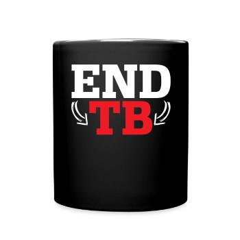 End TB Tuberculose Warrior Tuberculosis Sensibilisation - Mug uni - noir - Devant
