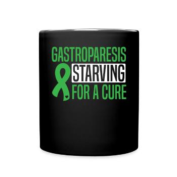 Gastroparesis Starving For A Cure Gastroparesis - Full Colour Mug - black - Front