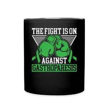 La lutte contre la sensibilisation à la gastroparésie est lancée - Mug uni - noir - Devant