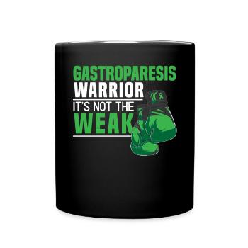 Gastroparesis Warrior It's Not For The Weak - Full Colour Mug - black - Front