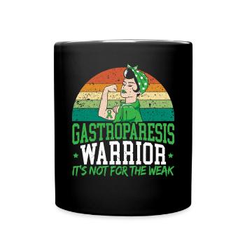 Gastroparesis Warrior It's Not For The Weak - Full Colour Mug - black - Front