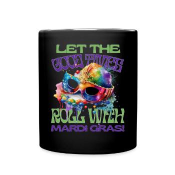 Let the good times begin - Full Colour Mug - black - Front