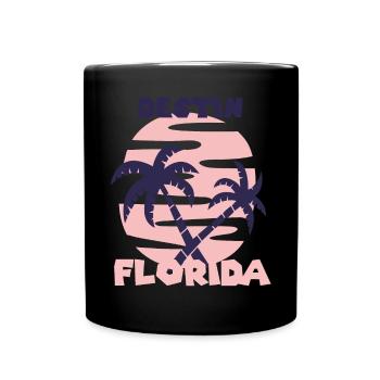 Florida Destin Ocean Beach Surf - Mug uni - noir - Devant