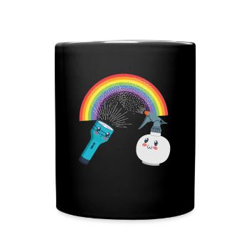 Lgbtq Rainbow Flag Pride Love Gay - Full Colour Mug - black - Front