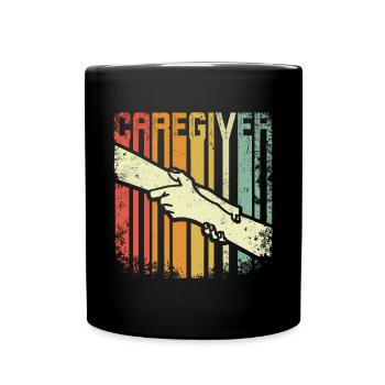 Rétro Vintage Soignant - Mug uni - noir - Devant