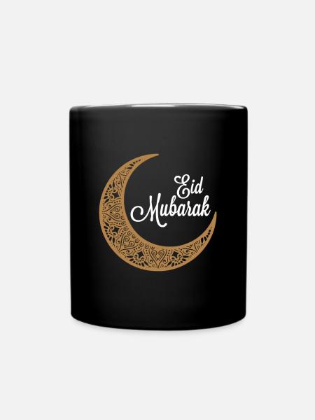 Fêtes islamiques de l’Aïd Moubarak-Aïd Al Fitr - Mug uni - noir