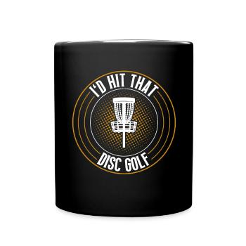 Discgolf Disc Golf - Full Colour Mug - black - Front