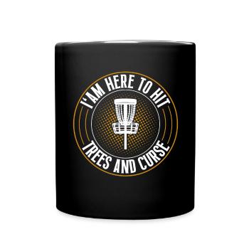 Discgolf Disc Golf - Full Colour Mug - black - Front