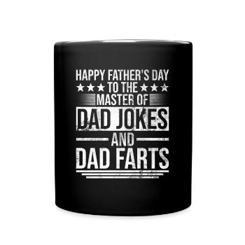 Happy Father's Day for the Master of - Full Colour Mug - black - Front