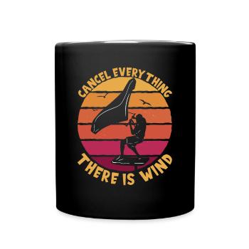 There Is Wind Foiling - Full Colour Mug - black - Front