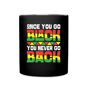 Black Histroy Month Stolz Afro Americkaner für - Tasse einfarbig - Schwarz - Vorne