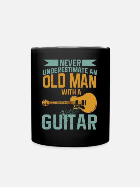 Gitarre Musik Gitarisst Gitarren Spruch - Tasse einfarbig - Schwarz