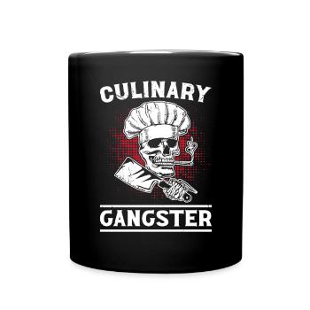 Chef saying - Tasse einfarbig - Schwarz - Vorne