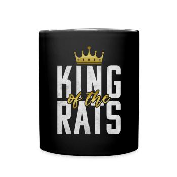 Rattenbesitzer Geschenk Ratten Liebhaber - Tasse einfarbig - Schwarz - Vorne