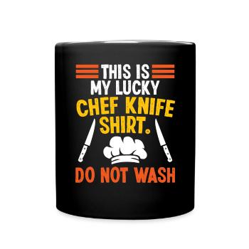 C’est mon couteau porte-bonheur, ne vous lavez pas - Mug uni - noir - Devant