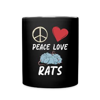 Cadeau du propriétaire du rat Rats Lover - Mug uni - noir - Devant