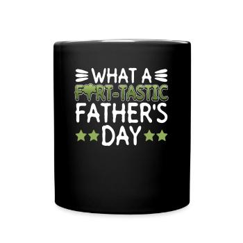 Quelle pet savoureuse fête des pères - - Mug uni - noir - Devant