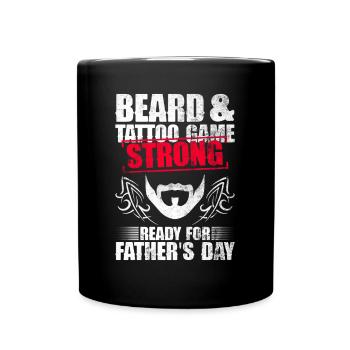 Bart & Tattoo Game Strong - Prêt pour le - Mug uni - noir - Devant