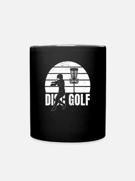 Frisbee Golf Discgolf - Tasse einfarbig - Schwarz
