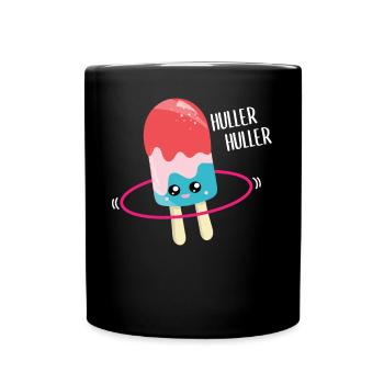Kawaii Ice Cream with Hulahooping Gift - Full Colour Mug - black - Front