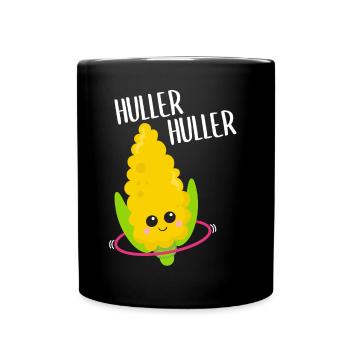 Kawaii Corn Hulahooping Cadeau - Mug uni - noir - Devant