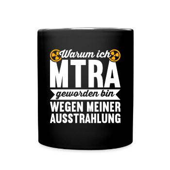 MTRA Röntgen Radiologie Radiologe - Tasse einfarbig - Schwarz - Vorne