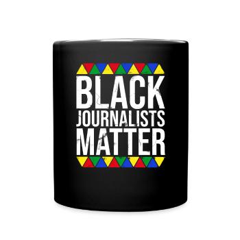 Schwarze Journalisten sind wichtig - Tasse einfarbig - Schwarz - Vorne